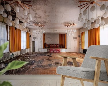 Example of the artwork in a room