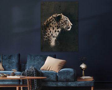Vervagende Vlekken - Artistieke luipaard van Eva Lee