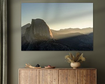 Gouden Gloed op Half Dome van Peter Hendriks