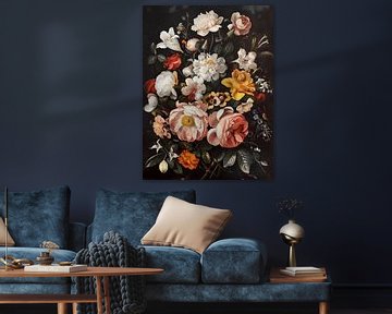 Vintage Bloemen IV van Gypsy Galleria