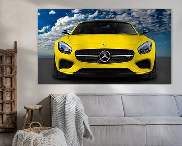 Mercedes-AMG GT Coupé in yellow by aRi F. Huber