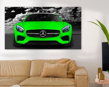 Mercedes-AMG GT in het groen