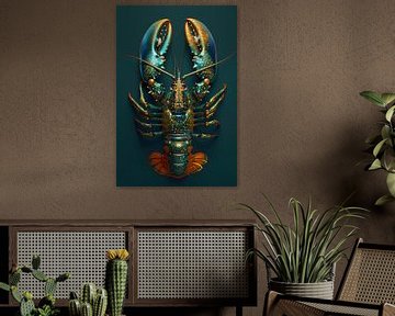 Lobster Luxe - BRONS GREEN Metallic Oil Colour CANCER sur Marianne Ottemann - OTTI