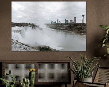 Niagara's Omarmende Horizon: Water en Stad van Thessa van Beek