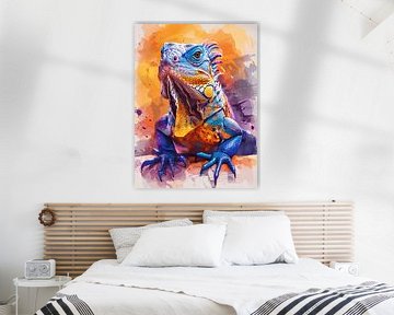 Colourful Iguana 2 by Studio Ypie