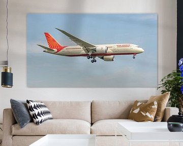 L'avion de ligne Boeing 787-8 Dreamliner d'Air India. sur Jaap van den Berg