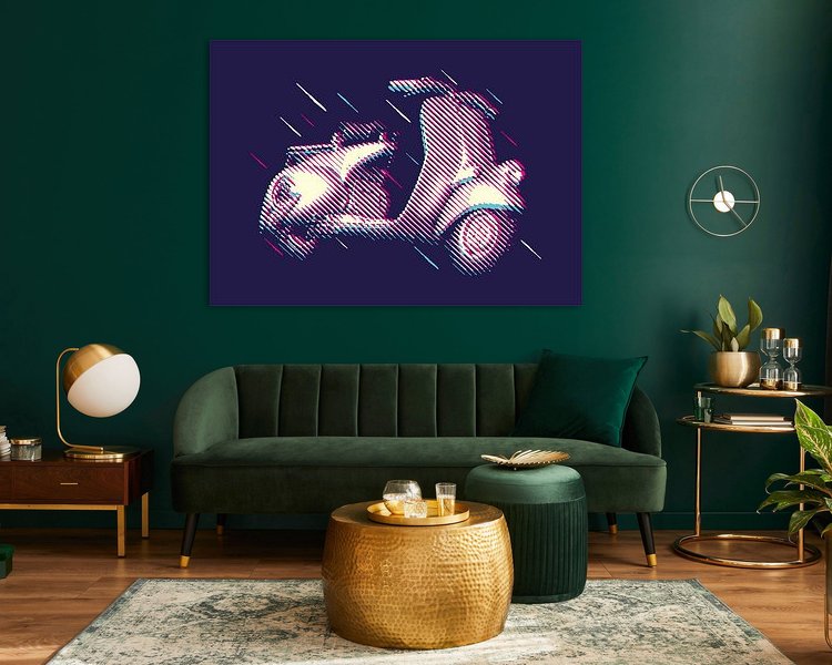 Example of the artwork in a room