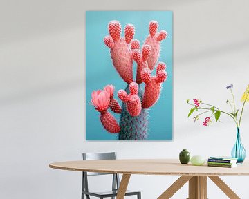 Roze cactus van haroulita