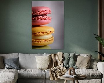 Bunte Macarons von Sidney van den Boogaard