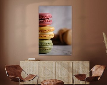 Bunte Macarons von Sidney van den Boogaard