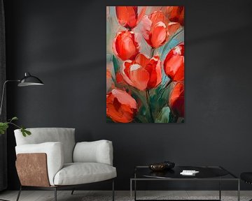 Rote Tulpen von Thea