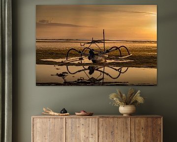 Fishing boat at sunrise on Benoa Bay by Humphry Jacobs