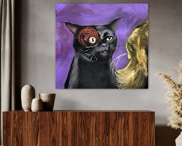 Black Cat by Pop Gabrini