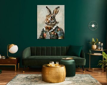 Portrait de lapin sur But First Framing