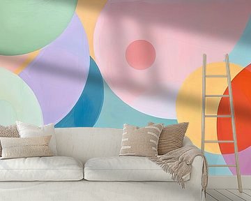 Rainbow in Circles 1