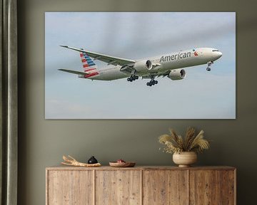 American Airlines Boeing 777-300ER passenger jet. by Jaap van den Berg