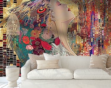 Example of the artwork in a room