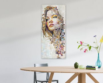 Woman Golden Mosaic by Art Whims