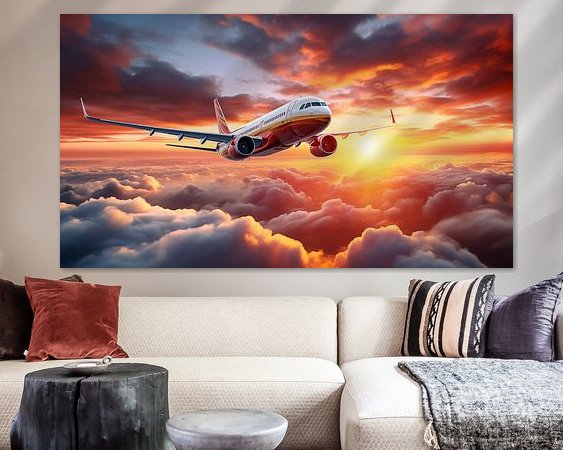 Example of the artwork in a room