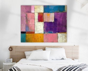 Abstract Colourful | Palette of Urban Rhythms by Abstract Painting