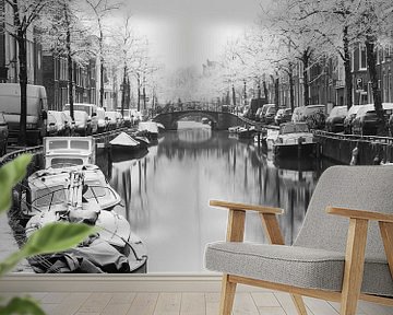 Haarlem: Bakenessergracht winterochtend 2. van OK
