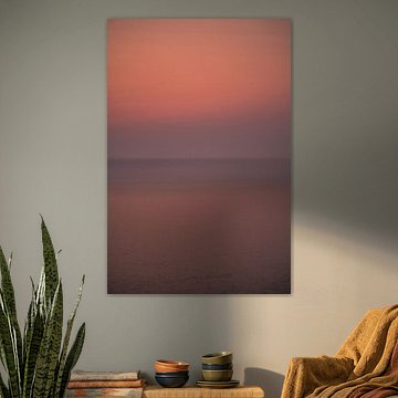 Verticale zonsondergang in Angola, abstract en kleurrijk