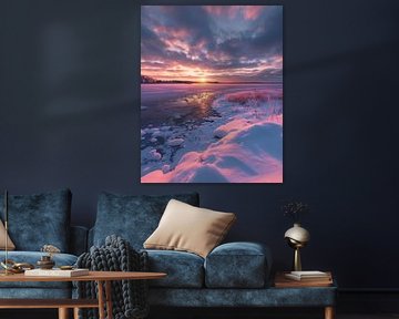 Lumière du matin à l'horizon