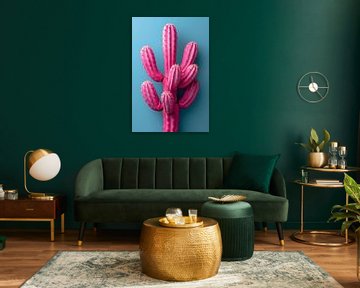 Roze cactus van haroulita