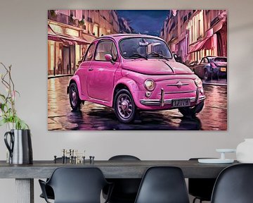 Fiat 500 - Pretty In Pink von DeVerviers