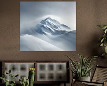 Winterwonder van de Alpen van fernlichtsicht