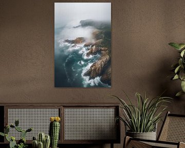 Mystical coastal landscape