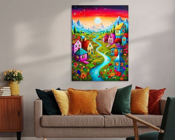 Example of the artwork in a room