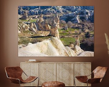 Landschap, Cappadocia, Turkije van Lieuwe J. Zander