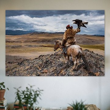 Adlerjäger in der Mongolei