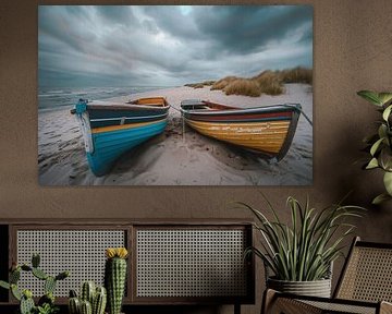 Boats on the dunes