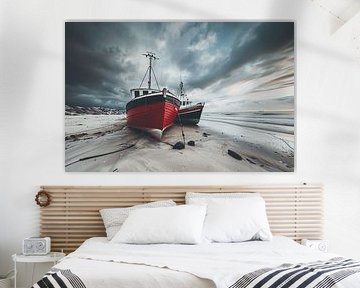 View of fishing boat