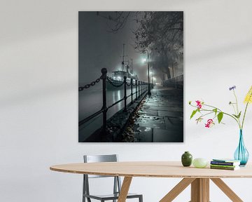 Flow of lights through streets