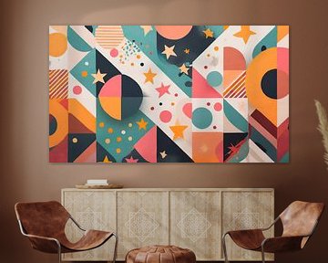 Shapes and patterns with colours by Mustafa Kurnaz