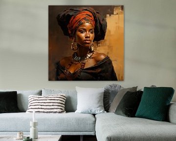 Femme africaine sur Cafe Noir