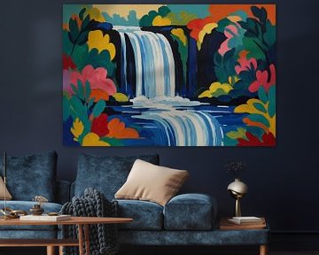 Waterval Henri Matisse stijl van Art & Soul Creations