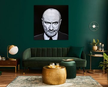 Phil Collins painting by Paul Meijering