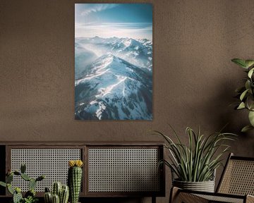 Des montagnes enneigées de rêve