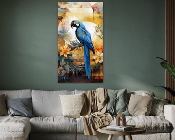 Parrot Dadaism Artwork