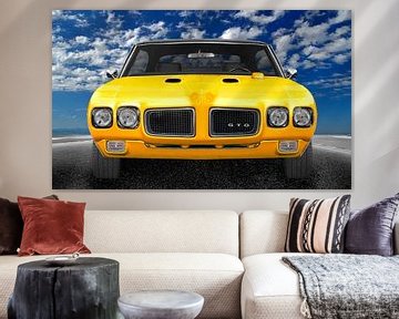 1967 Pontiac GTO in yellow