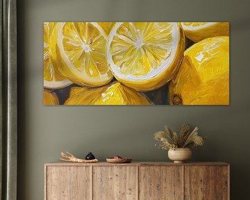 Painting Lemon by Blikvanger Schilderijen