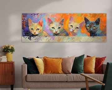 Schilderij Kat | Katten van De Mooiste Kunst