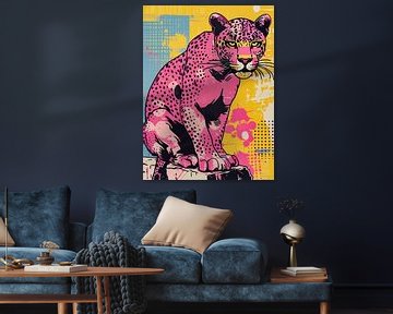 Pink pop art panther by Frank Daske | Foto & Design