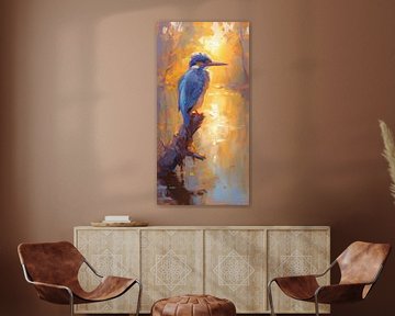Kingfisher in the Golden Hour by Whale & Sons