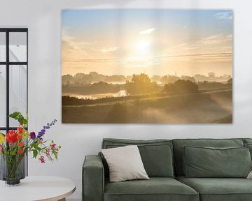 Sunrise above Groningen van Ronnie Schuringa