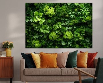 Moss Painting | Green Painting | Moss Circle by AiArtLand